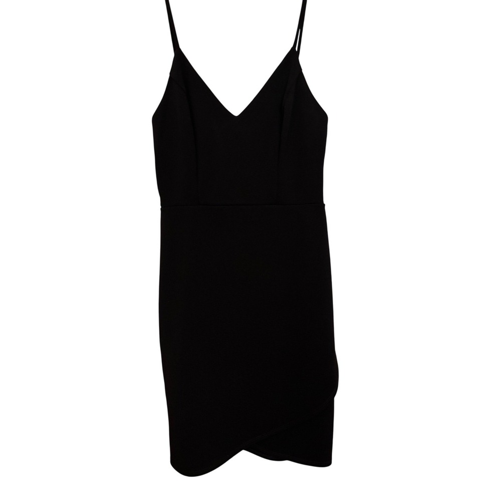 B. Darlinโ Bodycon Dress V Neck Sleeveless Mini Party Cocktail Black 9/10